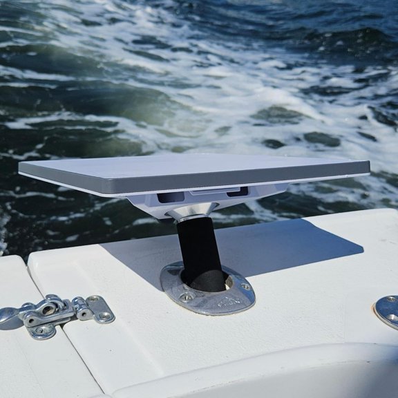 Soporte Marino para Starlink Mini 2025 – Adaptador de Base de Montaje para Poste de Barco de Acero Inoxidable, Soporte de Señal de Grado Marino de 13" para Instalación en Yate, RV y Muelle