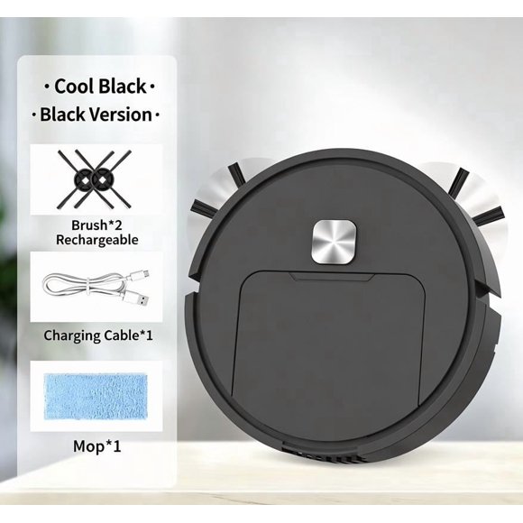 Robot Aspirador Inteligente con Función de Fregado: Autocargable, Múltiples Modos de Limpieza, Control Por Aplicación y Voz para Suelos Duros y Alfombras.