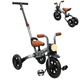 thumbnail image 1 of Triciclo 3 en 1 para Niños con Bastón, Bici y Bicicleta de Balance Plegable Torreta con Luz Soporta hasta 25 kg - Gris, 1 of 8