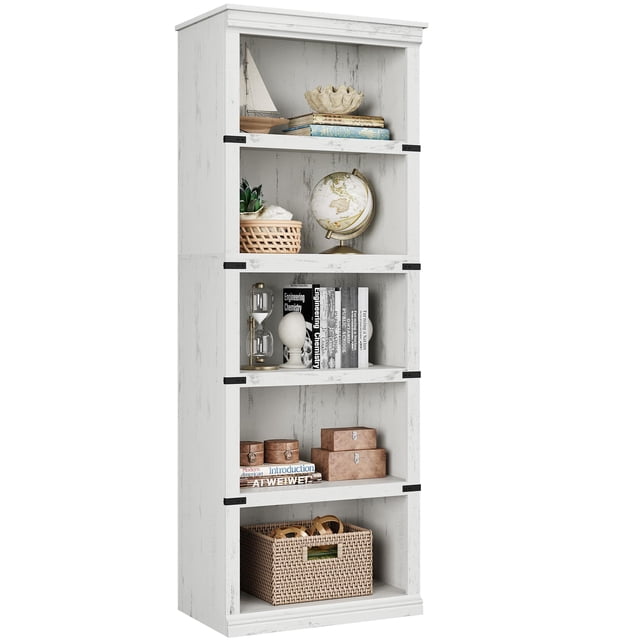 Mesa de comedor redonda de 47 pulgadas para 4, estilo rústico marrón, base de madera, para hogar, comedor o sala de estar