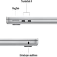 thumbnail image 2 of Laptop Apple MacBook Air 13” M5 10-Core CPU 8-Core GPU 16GB RAM 512GB SSD Plata, 2 of 5