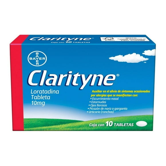 Clarityne 10 mg 10 tabletas