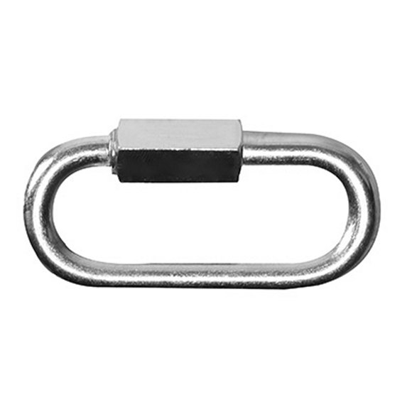 eslabón de unión con rosca de metal plata 5/16 de pulgada