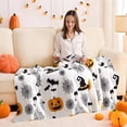thumbnail image 4 of Halloween Themed Blanket Party Blanket Flannel Bed Blanket Sofa Throw Blanket, 4 of 6