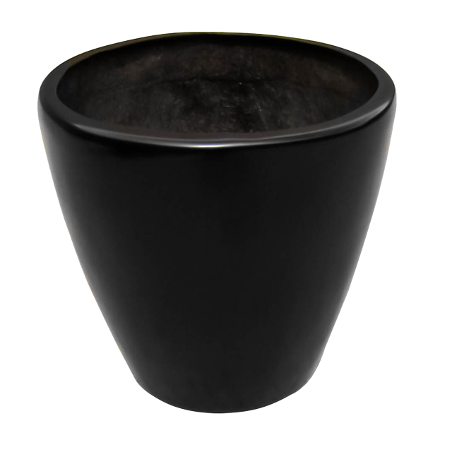 Maceta de Fibra de Vidrio Mod. Bullet Mini Chocolate