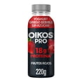 thumbnail image 1 of Yogurt Griego Bebible Oikos Pro Wild Berries Sin Azúcar Añadida 18g Proteína 220g, 1 of 7