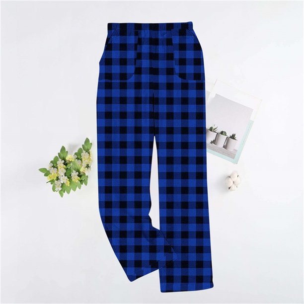 Puyaiuu Women's Pajama Pants With Pockets Flannel Pajama All kinds of Print Comfy Lounge Pant Fuzzy Sleep Bottoms with Pockets Gift