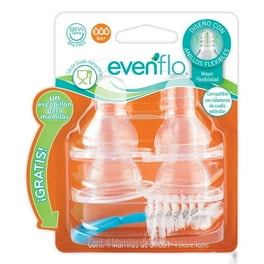 Mamila Evenflo Estándar Flujo Rápido 4 Pzas + 1 Escobillón