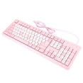 thumbnail image 1 of Teclado Rosa Ultrafino Usb Con Cable Largo Lindo Adorable Patrón De Gato De Dibujos Animados Impermeable Altura Ajustable Teclado Ergonómico Universal Para El Hogar Computadora Portátil Niñas, 1 of 4