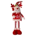 thumbnail image 1 of Muñeco de Navidad estirable CUTICAT Figura de Papá Noel felpa juguetes temáticos navideños, 1 of 8