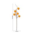 thumbnail image 3 of Calabaza de terciopelo sintético con ramas y bayas: decoración artificial de otoño para el hogar, ideal para la repisa de la chimenea, la mesa o como centro de mesa festivo., 3 of 7