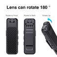 thumbnail image 4 of Herunwer Clip-on Mini HD Body Camera, Portable Digital Video Recorder with Night Vision and Loop Recording, 4 of 8