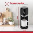 thumbnail image 3 of Cafetera Holstein Housewares 2 en 1 Dual Brew 420 ml, 3 of 5