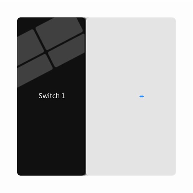 Interruptor de Iluminación Inteligente con Pantalla, Control por Voz, ZigBee Life APP, Producto para Hogar Inteligente, CA 100-240 V, 86 X 86 mm.