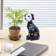 thumbnail image 1 of Decoraciones de Halloween, adornos de Halloween, esculturas de animales del Día de Muertos, decoración de escritorio de Halloween, esculturas de animales de resina, esculturas de animales para estante, 1 of 6