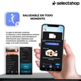 thumbnail image 4 of Bascula de Cuerpo Cuadrada Digital SelectShop Bluetooth Hasta 180 Kg, 4 of 6