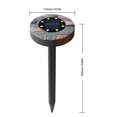 thumbnail image 2 of Solar Powered Ultrasonics Pest Repeller Leds Lawn Light Repel Mole Gopher Vole Mouse Chaser For Outdoor For Lawn Garden Yard Home Humane Pest Control, 2 of 4