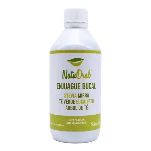 Enjuague Bucal Menta 250 ML NATUORAL Suplementos Alimenticios