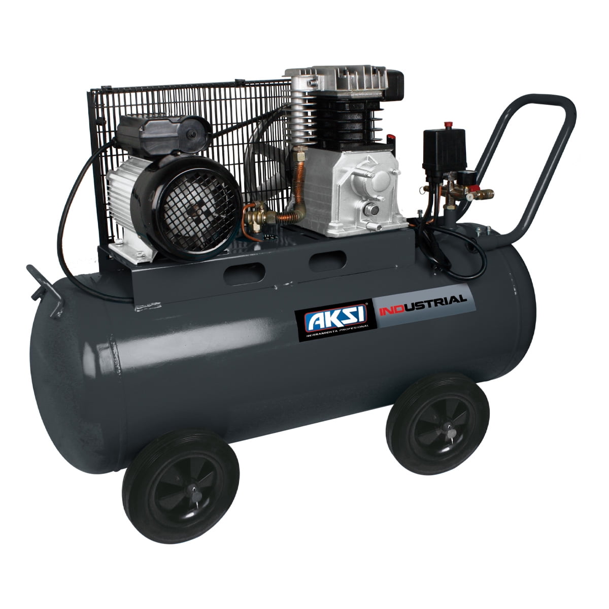 Compresor de Aire Aksi 100 lts 4 HP 2985W Industrial