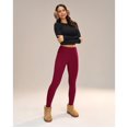 thumbnail image 2 of TaTaai Women Fleece Lined Sports Leggings Solid Color Yoga Pants with Pockets Ladies Winter Workout Daily Lounge Wear Soft Warm Stretchy No Fading Comfortable Bottoms Gift, 2 of 8
