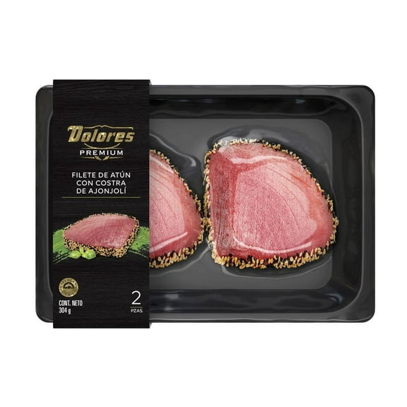 Filete de Atún Dolores Premium con Costra de Ajonjolí Congelado 304 g