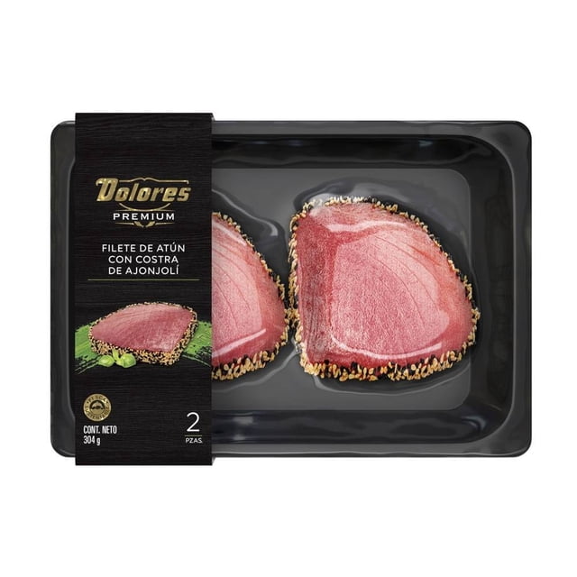 Filete de Atún Dolores Premium con Costra de Ajonjolí Congelado 304 g