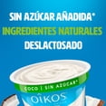 thumbnail image 3 of Yogurt griego Oikos sin azúcar añadida deslactosado coco 150 g, 3 of 7