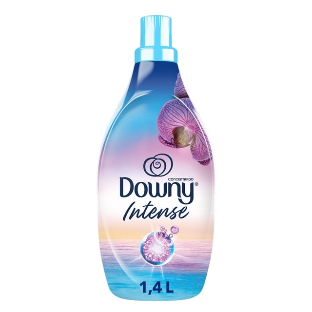 Suavizante de Telas Downy Intense Amanecer, Aroma con Notas Frescas Florales, 1.4 l
