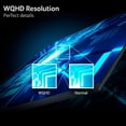 thumbnail image 2 of acer Nitro 27 WQHD 2560 x 1440 IPS Gaming Monitor | AMD FreeSync | Up to 180Hz Refresh | Up to 0.5ms | DCI-P3 95% | HDR 10 Support | 1 x Display Port 1.2 & 2 x HDMI 2.0 | KG271U N3bmiipx, 2 of 5