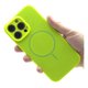 thumbnail image 2 of Funda Icon Case Silicon para iPhone 16 Pro Max, Carcasa, Protector, Uso Rudo, Antigolpes, Resistente, Esquinas Reforzadas, Protección de Cámara - Verde Fosfo, 2 of 9