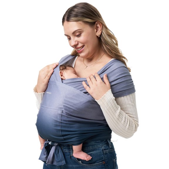 Momcozy Fular Bebé Elastico Portabebé Ergonomico Canguro para Bebés 3,6 a 15,8 kg