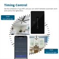 thumbnail image 4 of Interruptor Inteligente Zigbee para Ventilador con Luz, Control Táctil 1 Banda con Control Deslizante, Velocidad Ventilador (Se Requiere Compatibilidad con Aplicación Tuya), 4 of 5