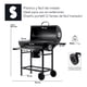 thumbnail image 2 of Parrilla Asador De Carbón Tipo Barril Con Ruedas Acero Inox, 2 of 5