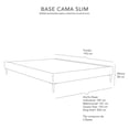 thumbnail image 5 of Box Base Cama Slim Queen Size Beige, 5 of 5