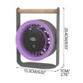 thumbnail image 2 of Ventilador de escritorio con control remoto de 100 velocidades | Ventilador de mesa compacto y portátil con indicador de batería digital | Ventilador silencioso y de bajo consumo, recargable, 2 of 5