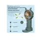 thumbnail image 4 of Mini Ventilador De Mano Portátil Y Recargable Verde BLOOSOM, 4 of 4