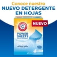 thumbnail image 2 of Arm &amp; Hammer Power Sheet Laundry Detergent, Detergente De Ropa En Hojas, Aroma Fresco, Lava Sin Usar Plástico, 50 hojas, 2 of 8