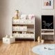 thumbnail image 2 of SONGMICS UGKR033W10 - Organizador de Juguetes para niños con 9 Cajas de Tela no Tejida, para habitación de niños y Sala de Juegos, Espacioso, 11.6 x 24.6 x 23.6 pulgadas, Blanco Nube, 2 of 8