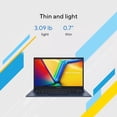 thumbnail image 4 of Laptop ASUS Vivobook 14 Pulgadas Intel Core i3-1315U 12GB RAM 256GB SSD Windows 11 Home Quiet Blue, 4 of 5