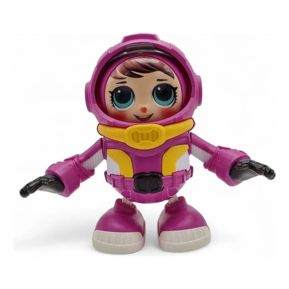 Robot astronauta exploradora espacial baila y emite luces y sonidos