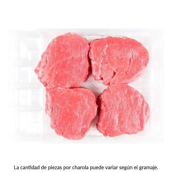 Medallón de Filete de Res por kg Peso Aprox por Charola 450 g