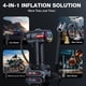 thumbnail image 3 of Inflador de Neumáticos NEXPOW, Compresor de Aire Portátil de 160 PSI, Bomba de Aire 5 Veces Más Rápido con Doble Alimentación para Coche, Moto y Balones, Batería de 8000 mAh, 3 of 8