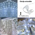 thumbnail image 2 of Cascadas de luces LED Dosyu Blanco Frío 9mts 500 luces navideñas DY-ICE500L-CSC, 2 of 9