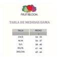 thumbnail image 4 of Sudadera Fruit of the Loom Para mujer con capucha y cierre, negro, talla G, 4 of 4