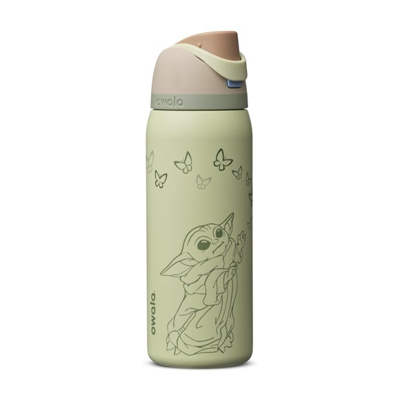 Botella de agua Owala Star Wars 946 ml aislada con pajilla