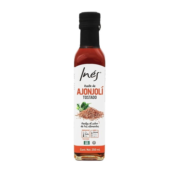 Aceite de ajonjolí Inés tostado 250 ml