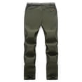 thumbnail image 4 of Ceisia Gift Men's Winter Casual Pants - Faddish Solid Patchwork Sports Zipper Pockets Trousers, 4 of 4