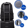 thumbnail image 4 of Mochila para Laptop con candado (Negro), 4 of 6