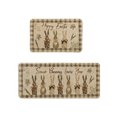 thumbnail image 2 of CaiYueKe Easter Non-Slip Kitchen Floor Mat Set Washable Soft Comfort Rug Anti-Fatigue Home Decor Bathroom Entryway Living Room Carpet Pad Gripper Mats, 2 of 7