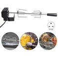 thumbnail image 3 of Rotisserie Kit Stainless Steel Automatic BBQ Grill Rotisserie Set with Motor Grilling Hot Dog Chicken Steak Plug, 3 of 5